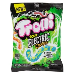 Trolli Sour Electric Crawlers 4.25 oz Peg Bag | 1ct