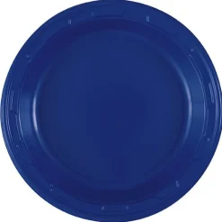 True Navy Plastic Plate 7in | 50ct