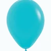 Turquoise Blue Latex Balloon w/ Helium & Hi-Float, 11" | 1 ct