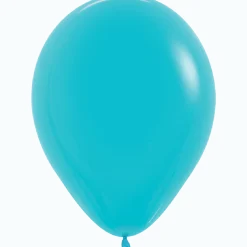 Turquoise Blue Latex Balloon w/ Helium & Hi-Float, 11" | 1 ct