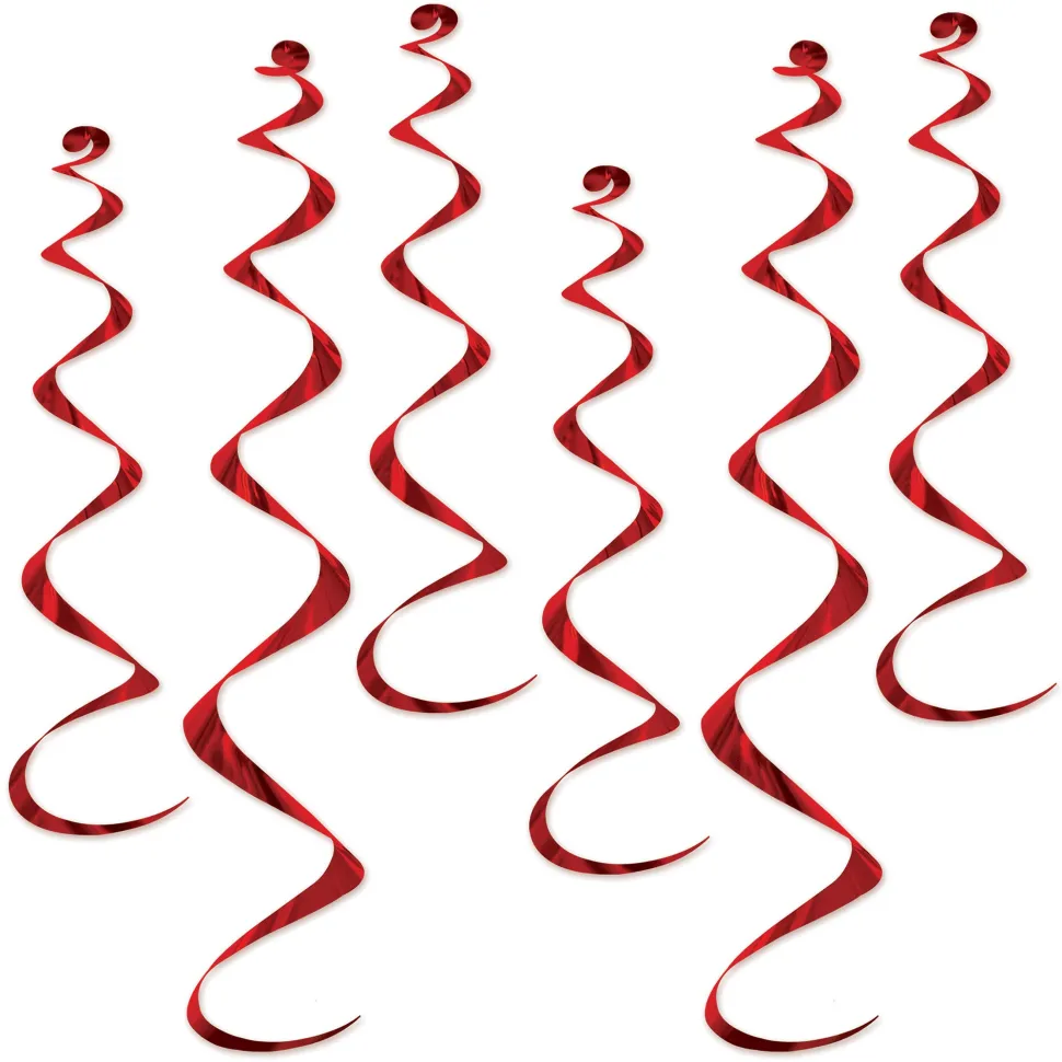 Twirly Whirlys - Red | 6ct