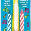 Twist On Musical Assorted Candle Set | 1ct