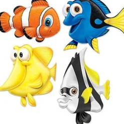 Under The Sea Fish Cutouts | 4 ct
