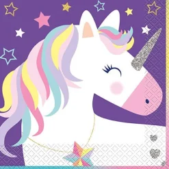 Unicorn Lunch Napkins | 16ct