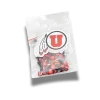U of U U Feather Black-Red Deco-Fetti 2" | 24 ct