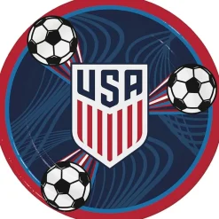 USA Men's Soccer World Cup 2026 Paper Plates 9" | 8ct