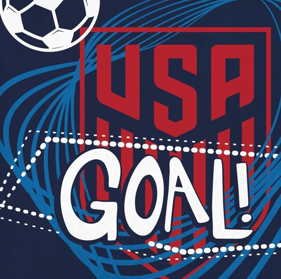 USA Men's Soccer World Cup 2026 Beverage Napkins | 16ct