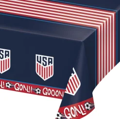 USA Men's Soccer World Cup 2026 Plastic Tablecover 54"x84" | 1ct