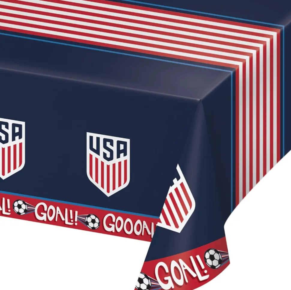 USA Men's Soccer World Cup 2026 Plastic Tablecover 54"x84" | 1ct