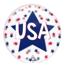 USA Stars Clearz Balloon 18" | 1 ct