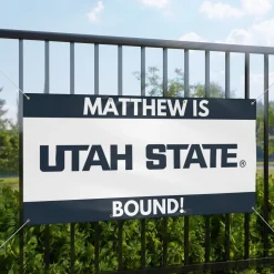 USU Bound Custom Name Banner 2 sizes | 1ct