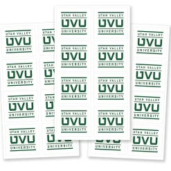 UVU Logo Stickers 2" | 24 ct