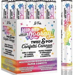 24" Value Multicolor Confetti Cannon | 1ct