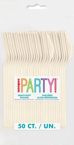 Vanilla Cream Premium Spoons | 50ct