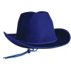 Velour Cowboy Hat - Blue | 1ct