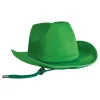 Velour Cowboy Hat - Green | 1ct