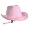 Velour Cowboy Hat - Pink | 1ct