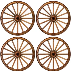 Wagon Wheel Cutouts | 4ct