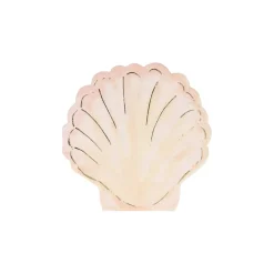 Watercolor Clam Shell Napkins | 16ct