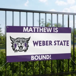 Weber St Bound Custom Name Banner 2 sizes | 1ct