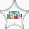 Welcome Home Star Supershape Mylar Balloon | 1ct