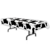 Western Cow Print Table Cover 54" x 108" | 1 ct