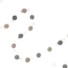 White & Gray Pompom Garland 6ft | 1ct