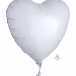 White Heart Mylar Balloon 18" | 1ct.