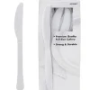White Heavy Duty Plastic Knives | 20ct