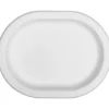 White Oval Platter 12" | 8 ct