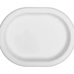 White Oval Platter 12" | 8 ct