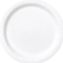 White Paper Dinner Plates 9" | 50ct