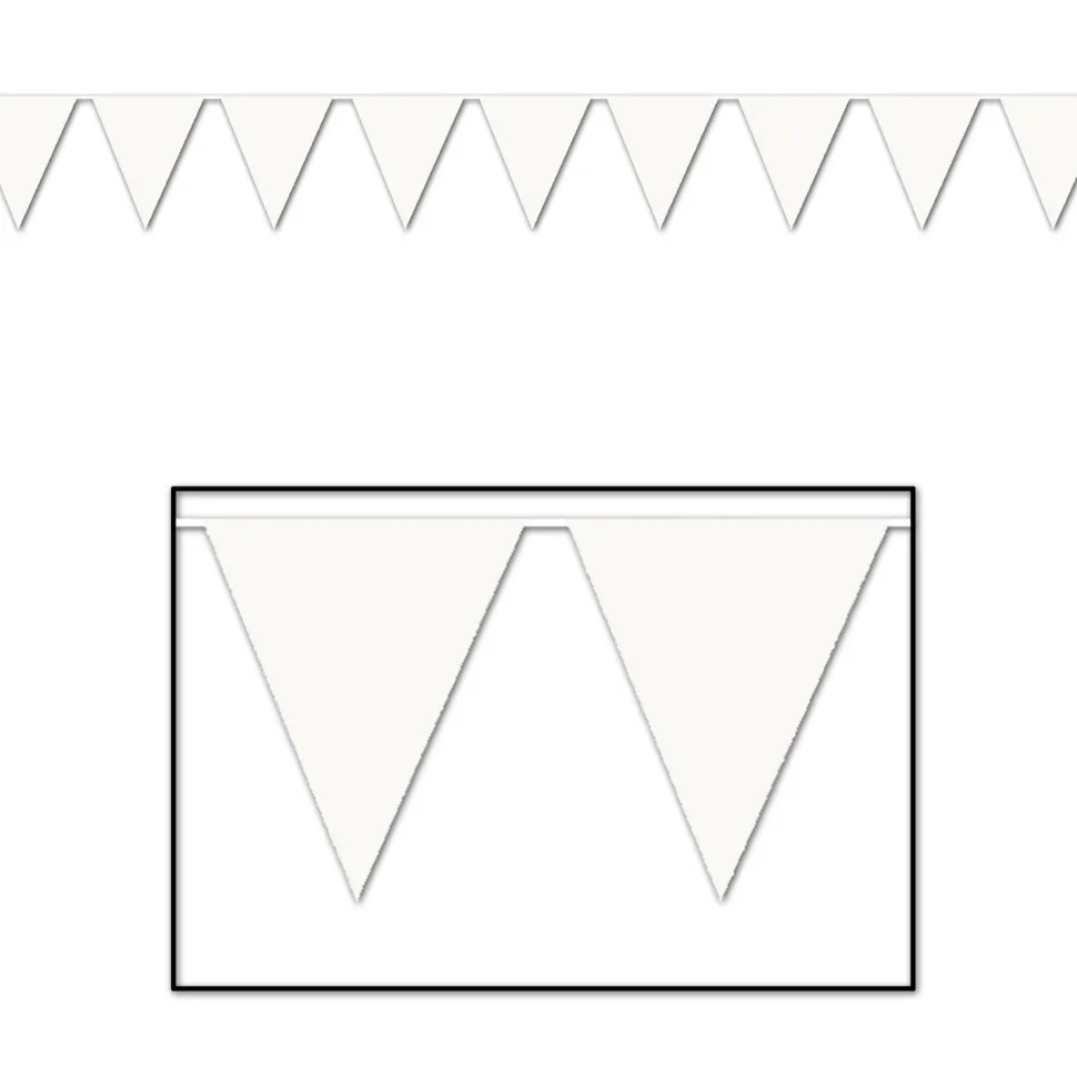 White Pennant Banner | 1ct