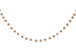 White, Pink, & Turquoise Sprinkles Wool Garland 6ft | 1ct