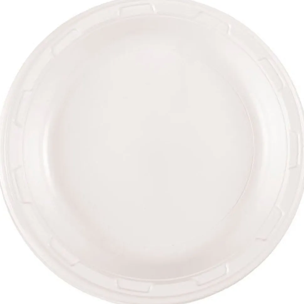 White Plastic Plate 7in | 50ct