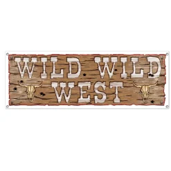 Wild Wild West Sign Banner | 1ct