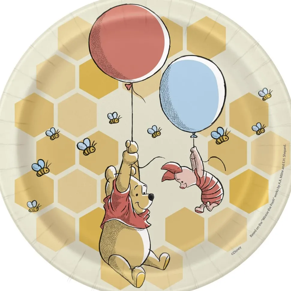 Winnie The Pooh Paper Plates 7" | 8ct