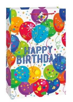 X Bright Balloons Dots Jumbo Gift Bag | 1ct
