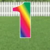 Yard Card Multi-color Number/Symbol 21.5" | 1ct