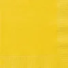 Yellow Beverage Napkins | 100ct