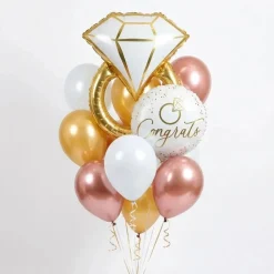 You're Engaged! Balloon Bouquet | 12pc